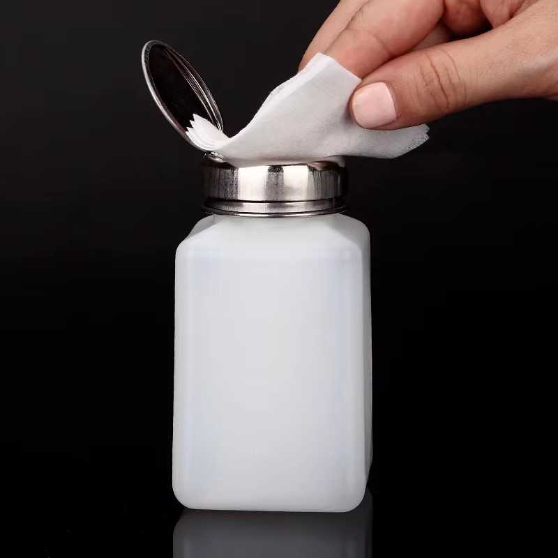 Water Bottle Blank - 200ML Portable Press Empty Refillable Alcohol