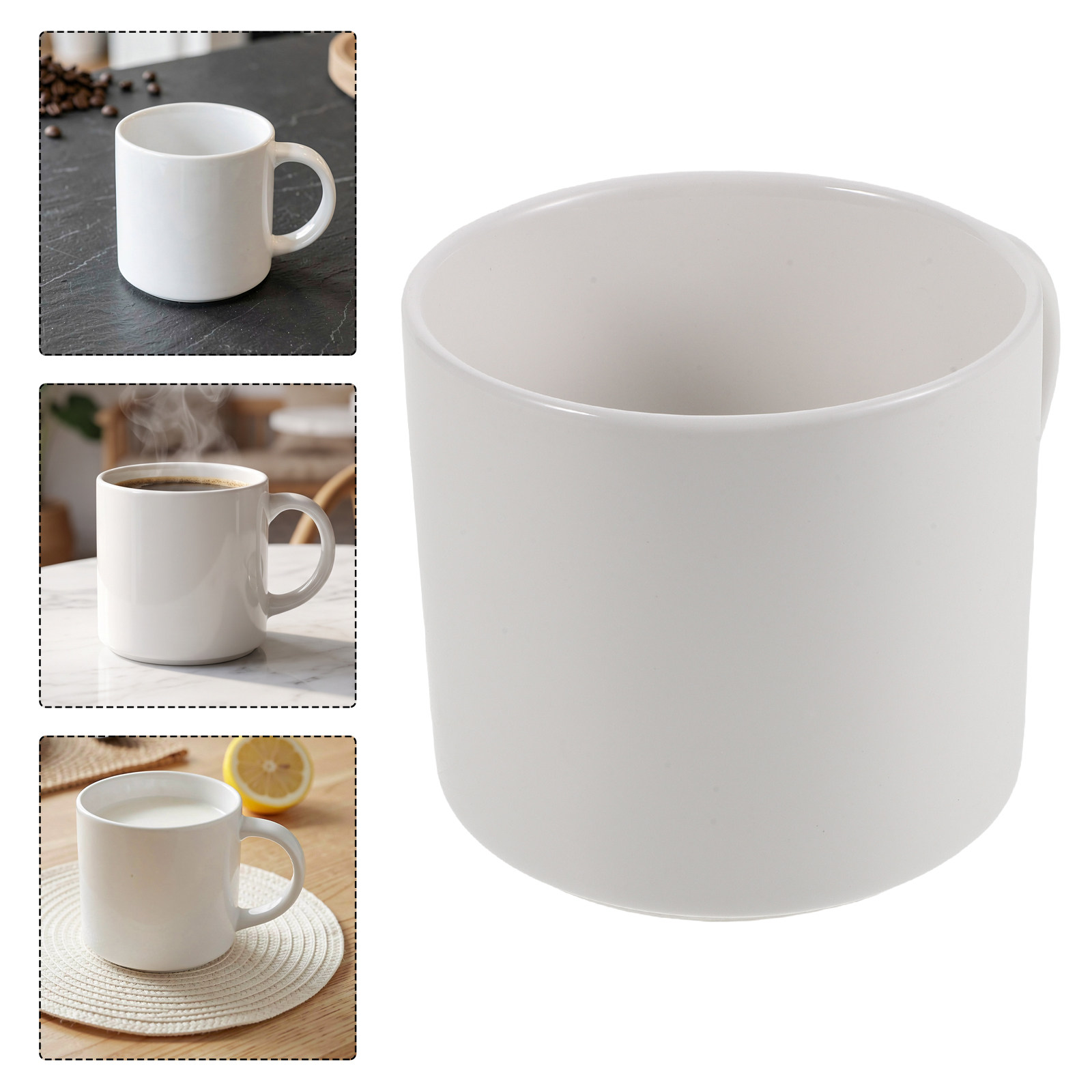 White Ceramic Coffee Mug 15 Oz - огляд і ціна Sublimation Mug White