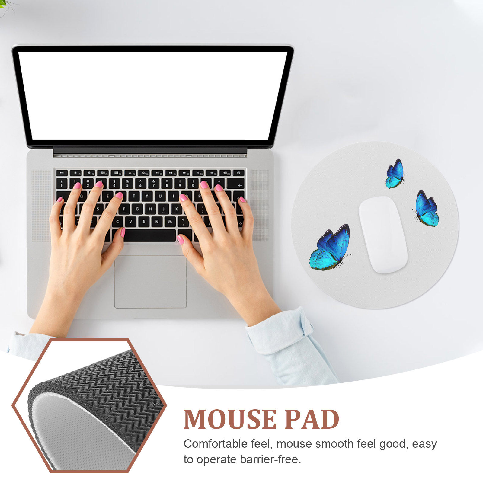 5Pcs Rubber Blank Mouse Pad Su - огляд і ціна Mouse Pad Blank Sublimation