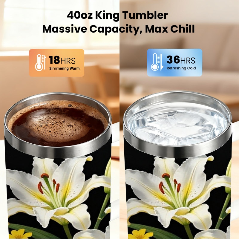 40Oz Stainless Steel Double-Wa - огляд і ціна Sublimation Mug White