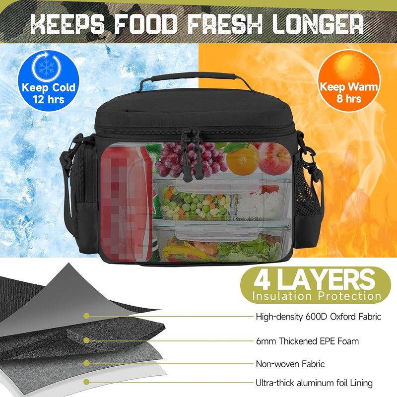Tactical Style Insulated Lunch - огляд і ціна Tote Bag Sublimation