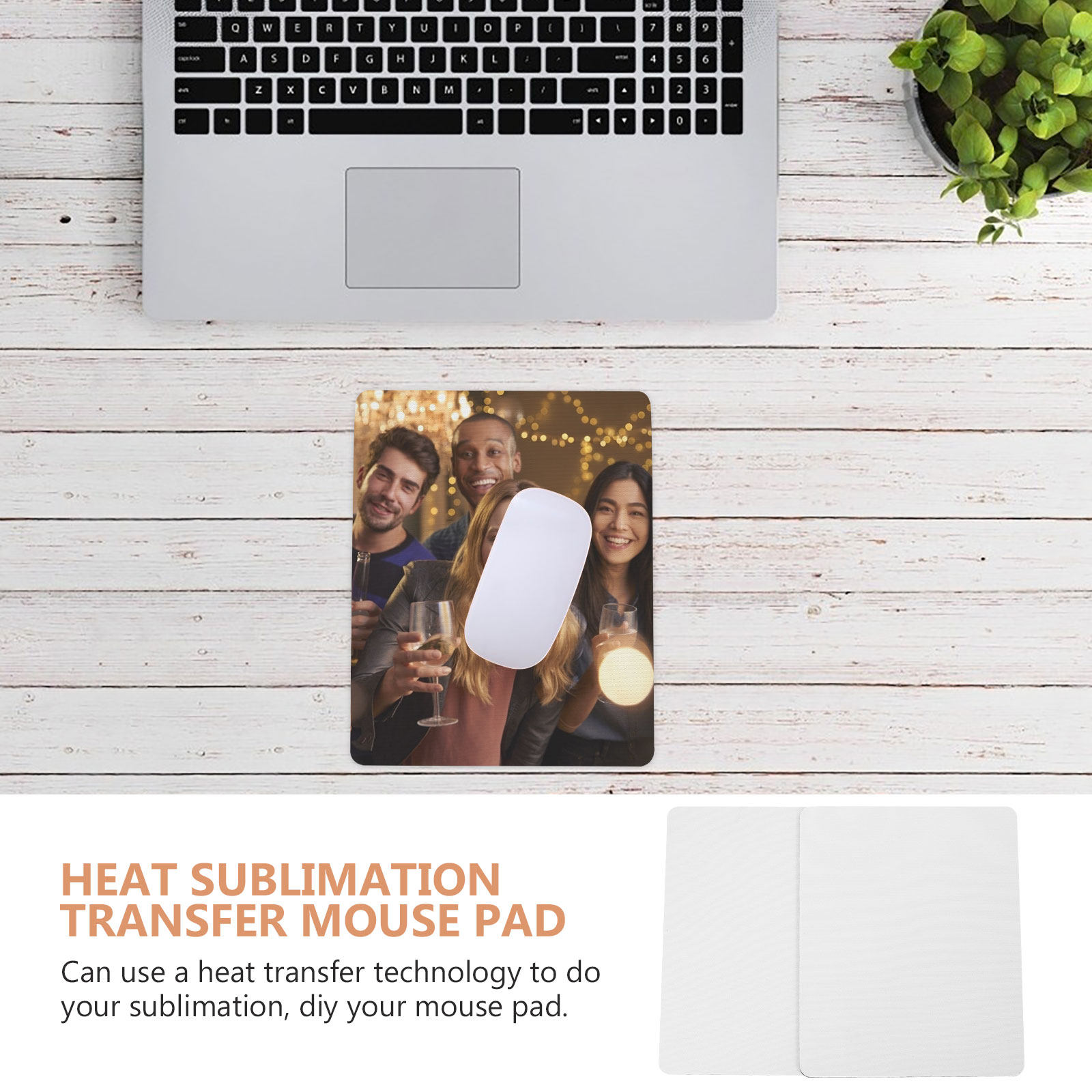 5Pcs Sublimation Blank Mouse P - огляд і ціна Mouse Pad Blank Sublimation