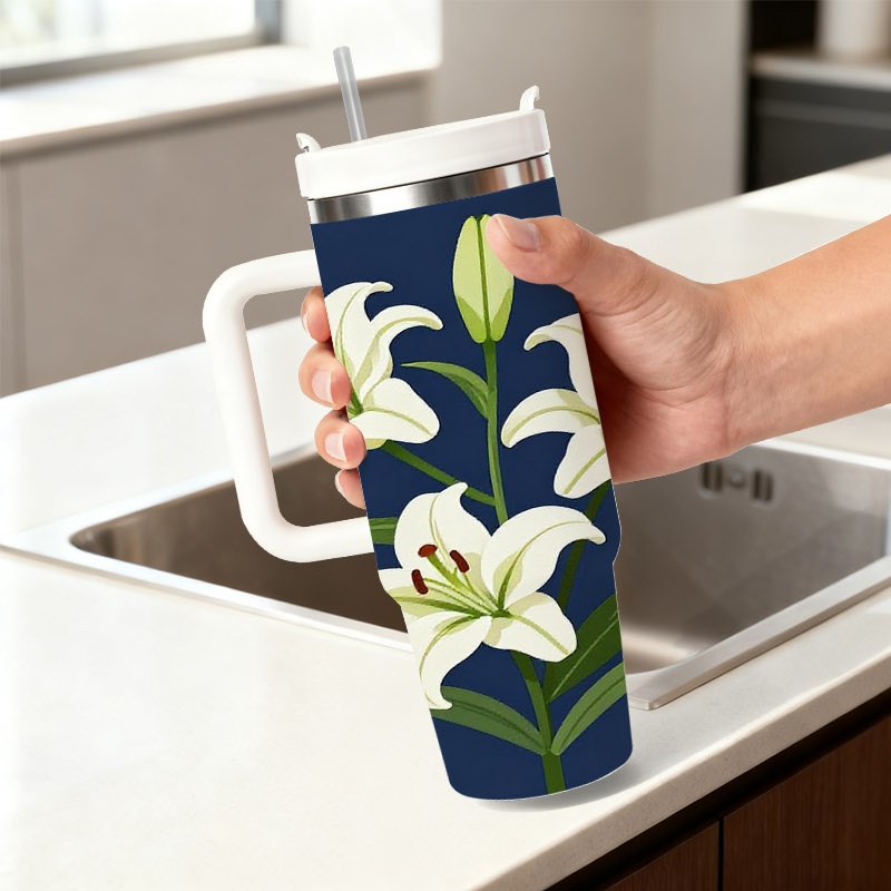 1pc 40oz Water Suitable for &  - огляд і ціна Sublimation Mug White
