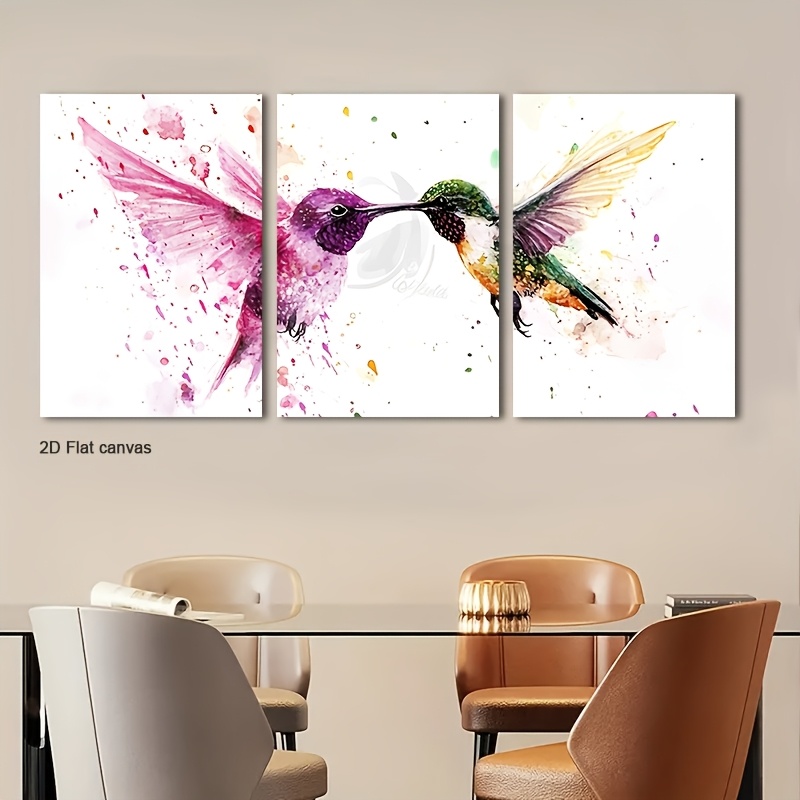 Frameless Canvas 3pcs Watercol - огляд і ціна Canvas Wrap Ready