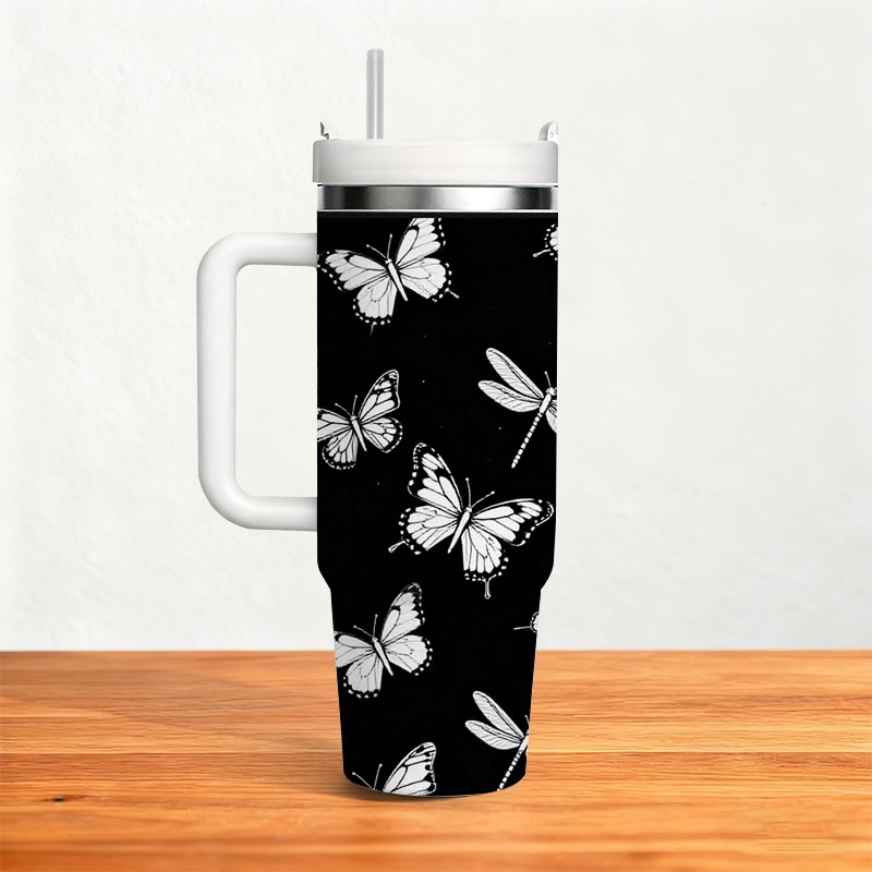 1pc 40 Oz Stainless Steel Doub - огляд і ціна Sublimation Mug White