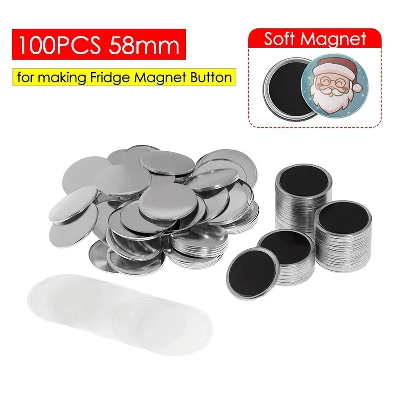 Blank Soft Magnetic Fridge Mag - огляд і ціна Button Badge Blank