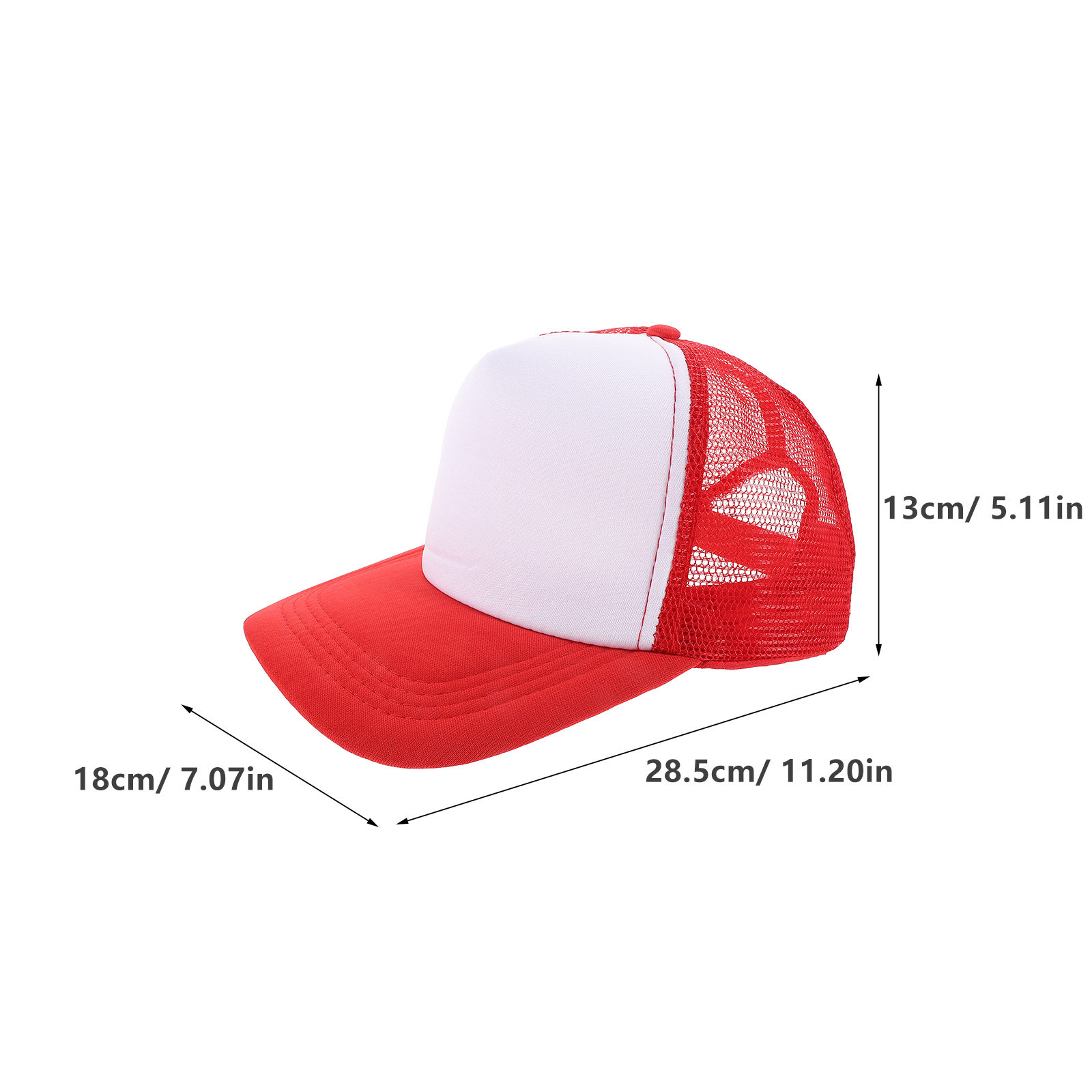 10Pcs Blank Mesh Baseball Hat  - огляд і ціна Hat Sublimation Blank