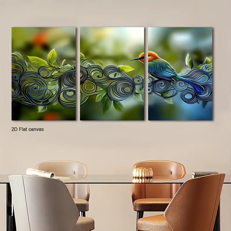 Frameless Canvas 3pcs Framed B - огляд і ціна Canvas Wrap Ready