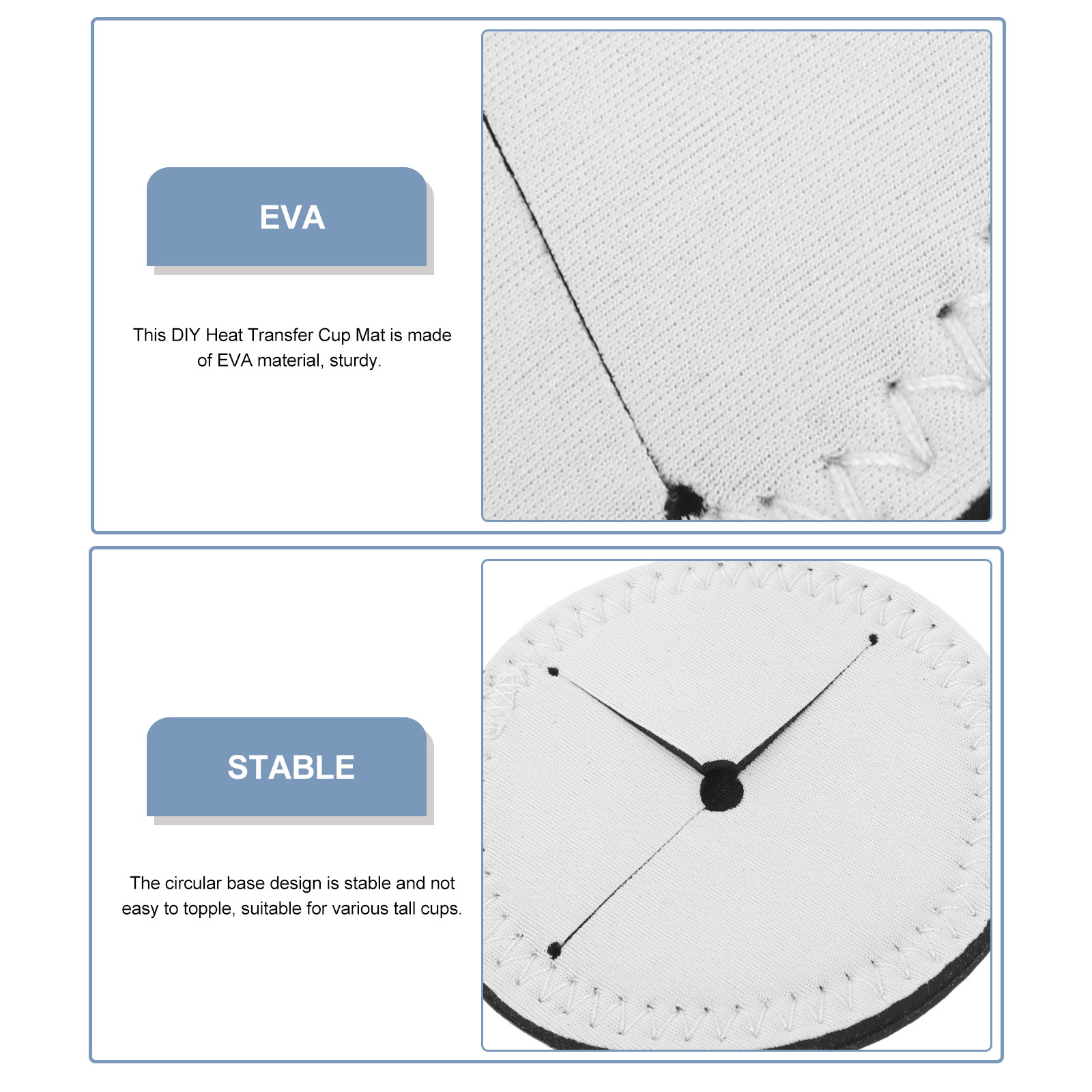 4Pcs Blank Round Heat Transfer - огляд і ціна Coaster Sublimation Blank